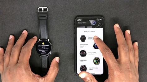 connect iphone to smart watch|connecting galaxy watch to iphone.